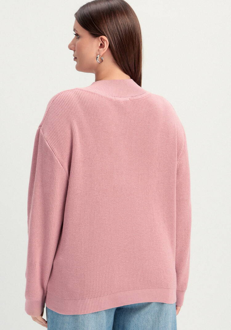 Джемпер со стойкой на пуговицах шир.  750, рис. 3