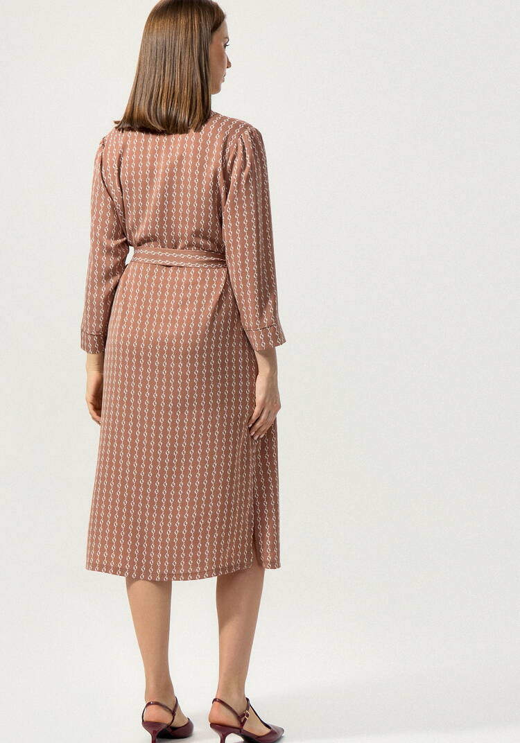 Платье-рубашка с воротником-стойкой шир.  750, рис. 3