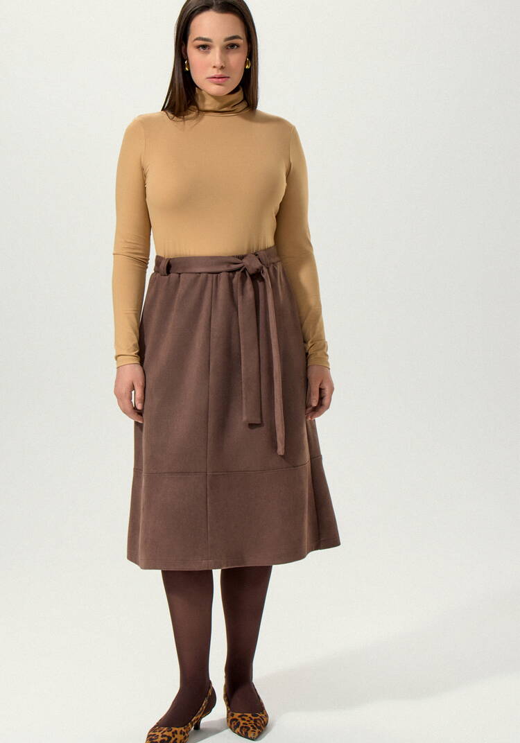 Юбка с клиньями на резинке шир.  750, рис. 6