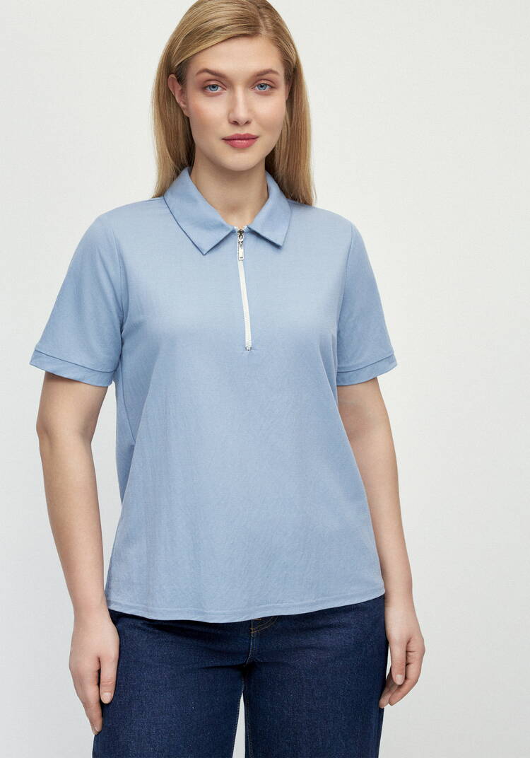 Поло на молнии Жанна шир.  750, рис. 4