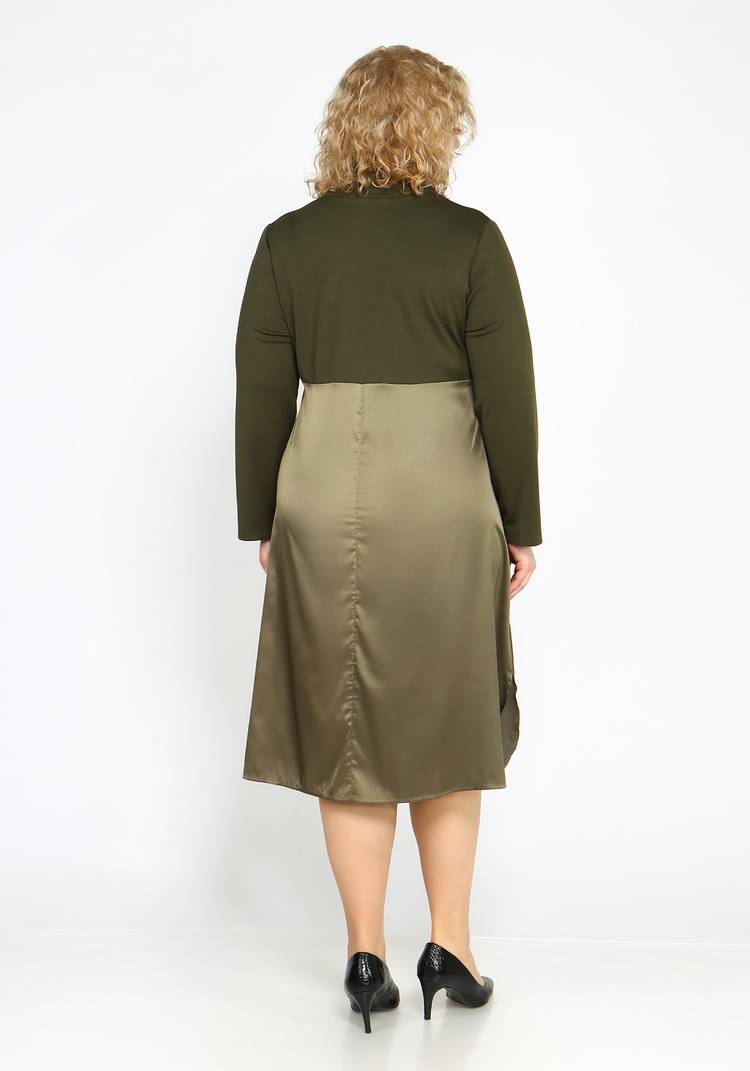 Платье с атласной юбкой шир.  750, рис. 11