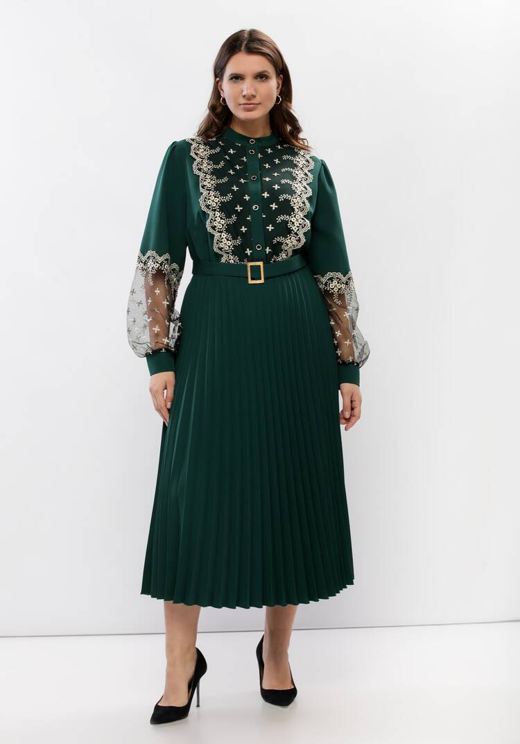 Платье с ажурным кружевом шир.  750, рис. 23