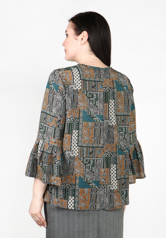 Туника в этническом стиле шир.  580, рис. 6