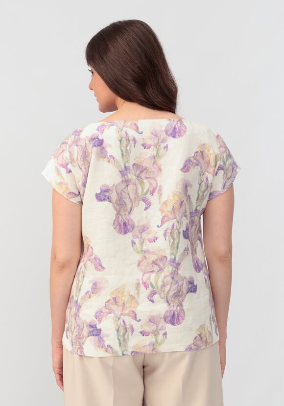 Блуза с удлиненной линией плеча Камилла шир.  580, рис. 9