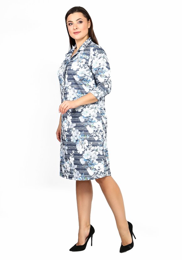 Платье Цветочная Рапсодия шир.  580, рис. 6