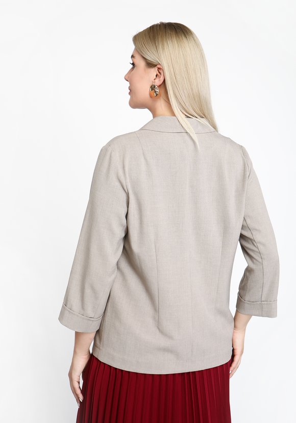 Жакет классический однобортный шир.  580, рис. 2