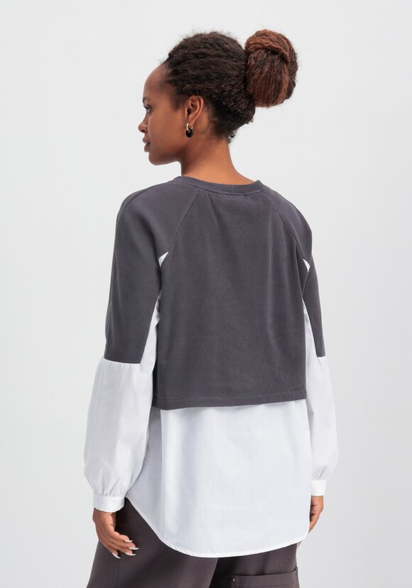 Свитшот с имитацией двойки шир.  580, рис. 3