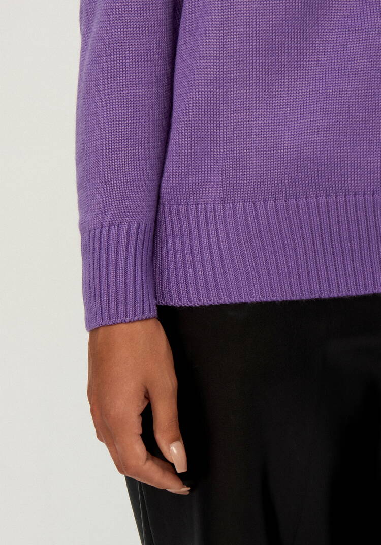 Джемпер женский с ажурной кокеткой шир.  750, рис. 22