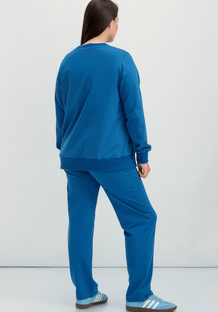 Комплект (брюки и свитшот с принтом) шир.  750, рис. 21