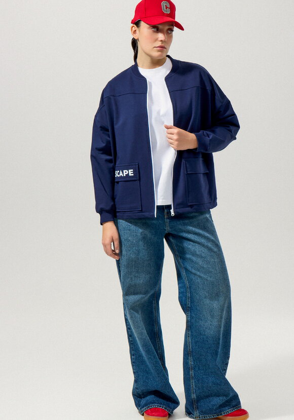 Бомбер с кулиской по низу шир.  580, рис. 2