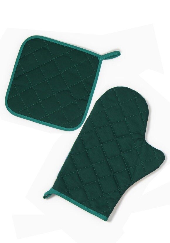 Набор варежка прихватка и полотенце Гортензии шир.  580, рис. 3