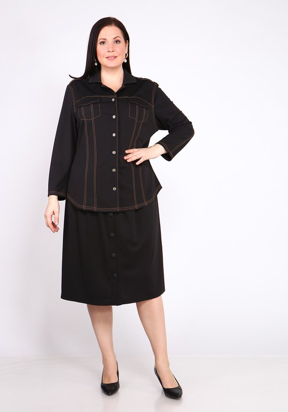 Блуза Вечернее приключение шир.  580, рис. 1