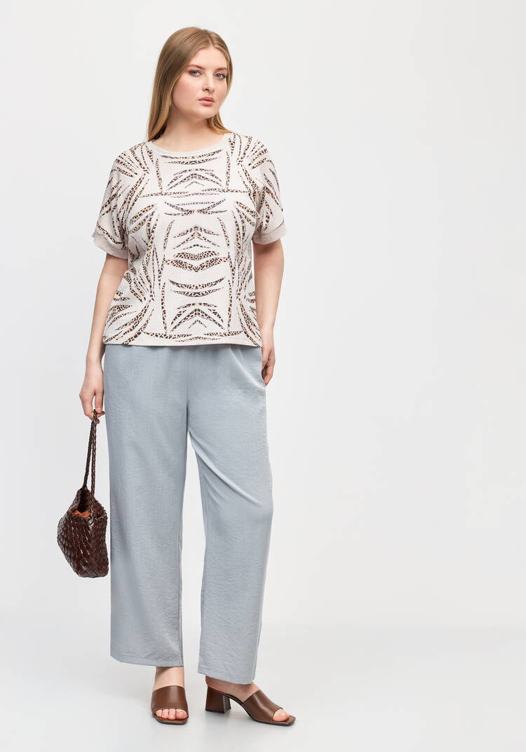 Блуза Стремительный взгляд шир.  750, рис. 17