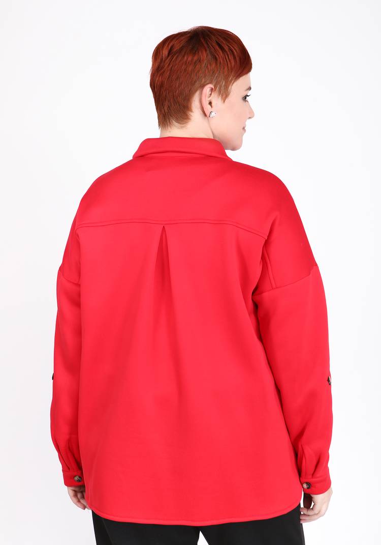 Рубашка удлиненная из футера с начесом шир.  750, рис. 7