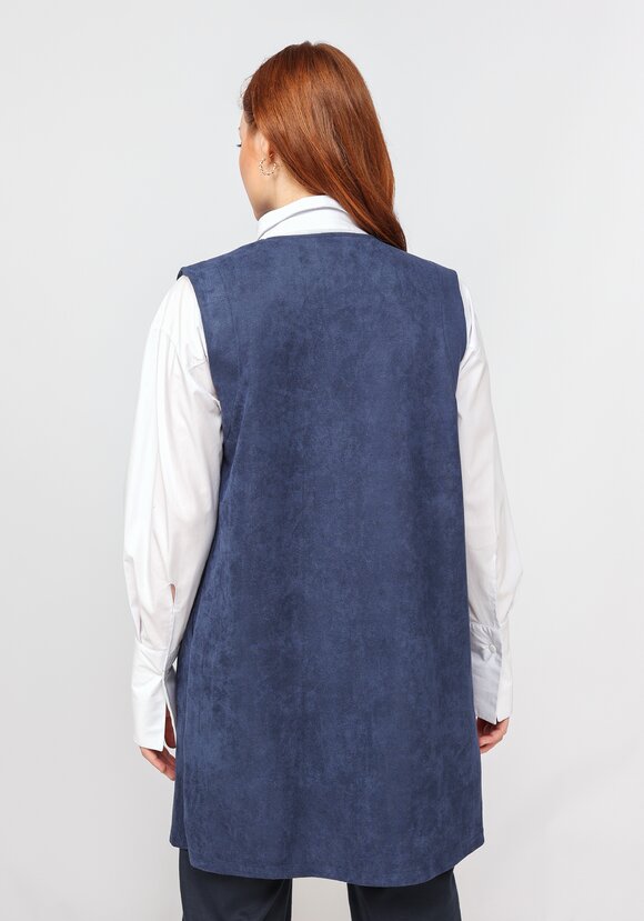 Жилет свободного кроя без застежки шир.  580, рис. 14