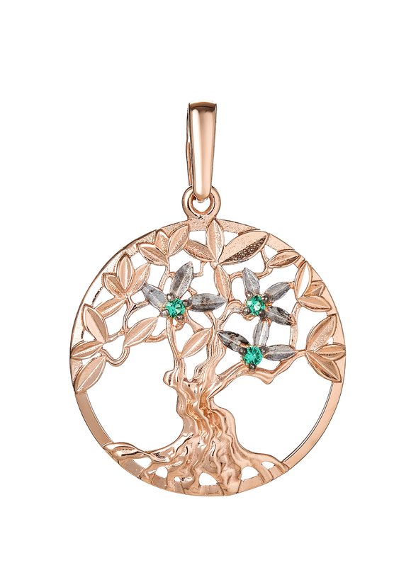 Купить подвеска серебряная "райское дерево" в интернет-магазине Леомакс ...