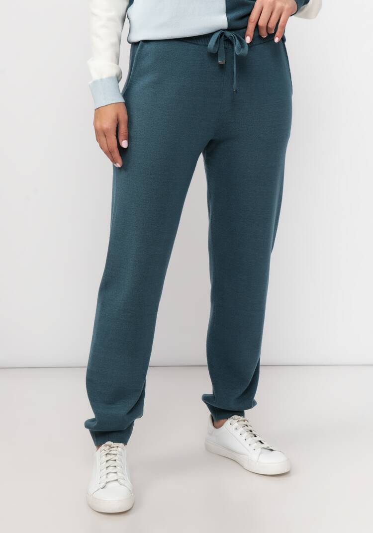 Брюки вязаные с высокой посадкой шир.  750, рис. 15