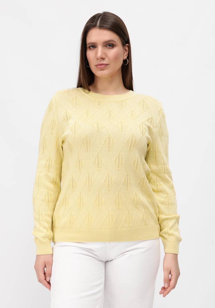 Джемпер ажурный удлиненный шир.  750, рис. 45