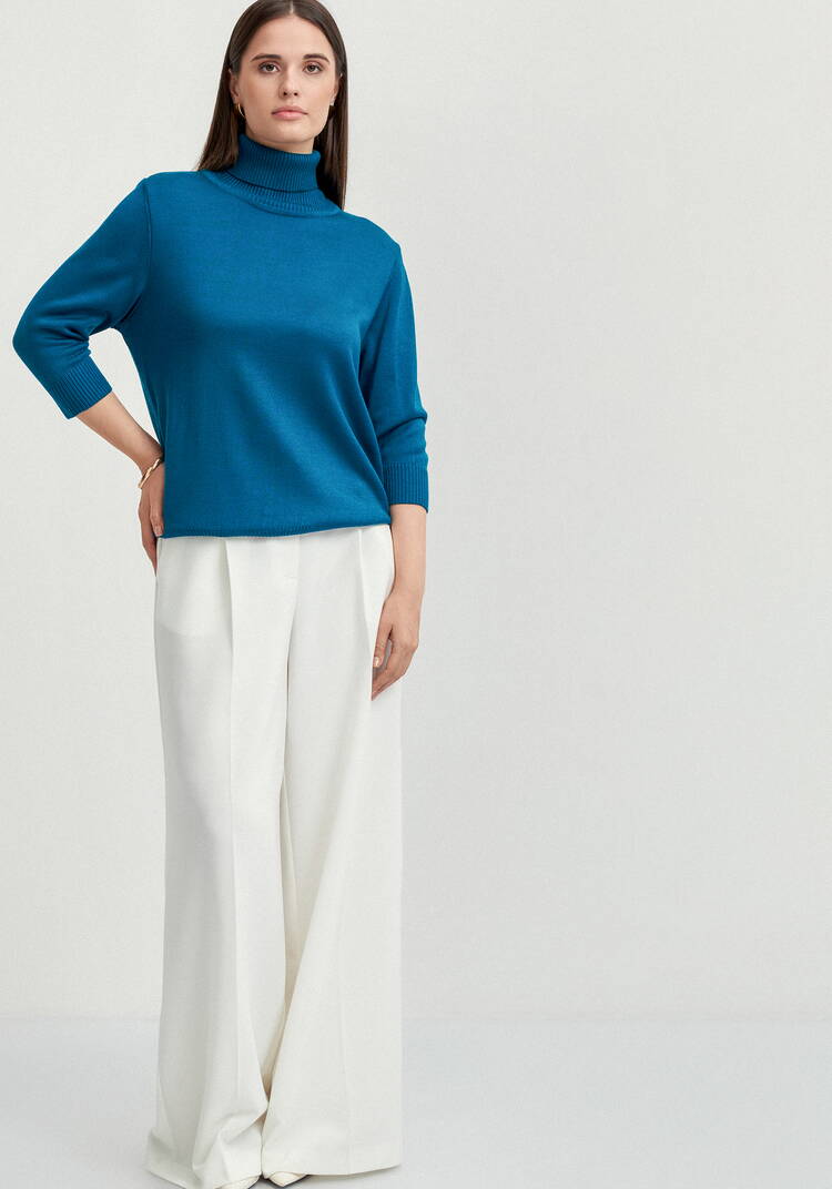 Джемпер-водолазка с рукавом 3/4 шир.  750, рис. 19