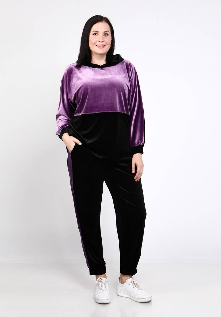 Туника бархатная с капюшоном шир.  750, рис. 18