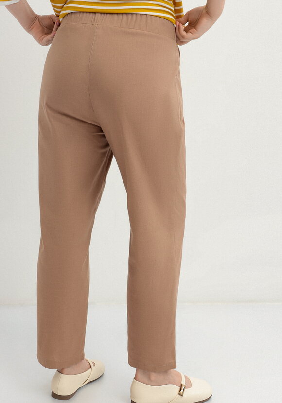 Брюки прямого кроя с поясом на резинке шир.  580, рис. 17