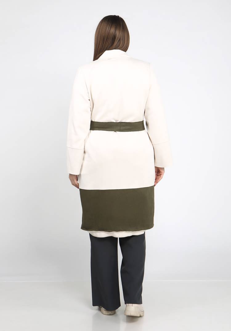 Кардиган из эко-замши с поясом шир.  750, рис. 11