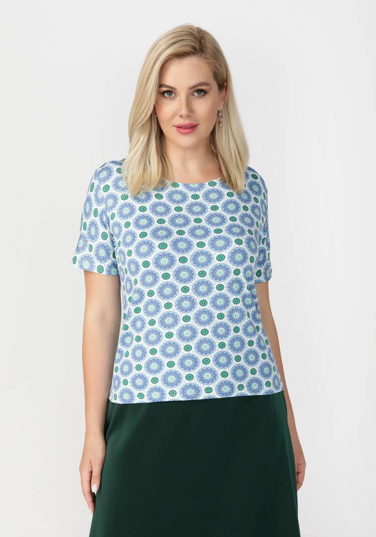 Блуза с коротким рукавом Сара шир.  750, рис. 6