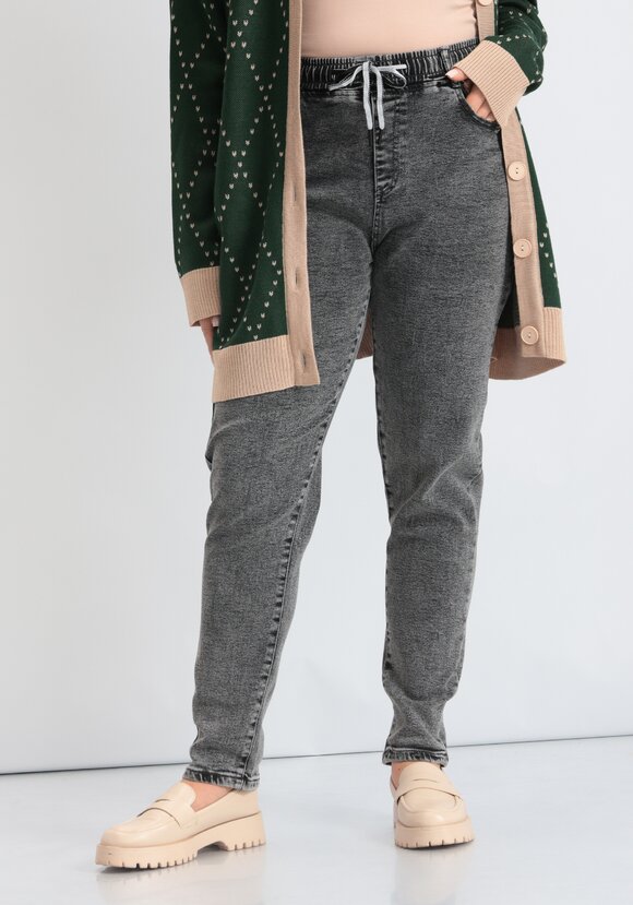 Джинсы на эластичной ленте Амелия шир.  580, рис. 6