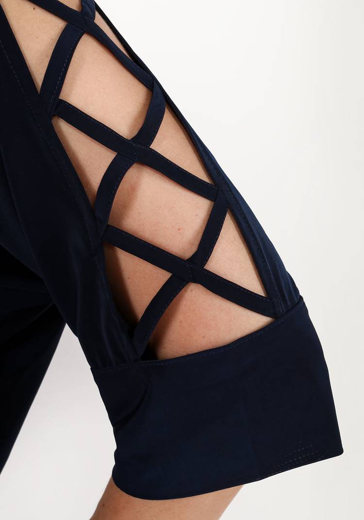 Блузка с оригинальными рукавами 1/2 шир.  750, рис. 9