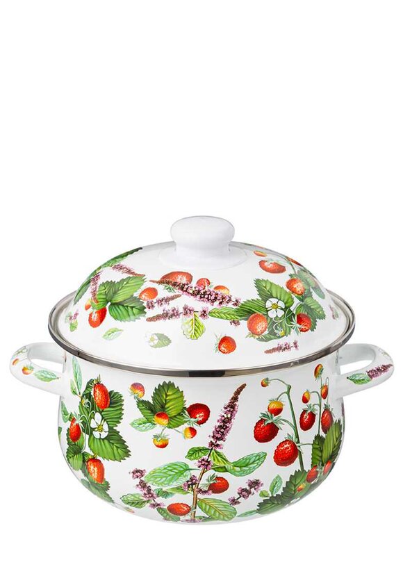 Эмалированная кастрюля с крышкой шир.  580, рис. 20