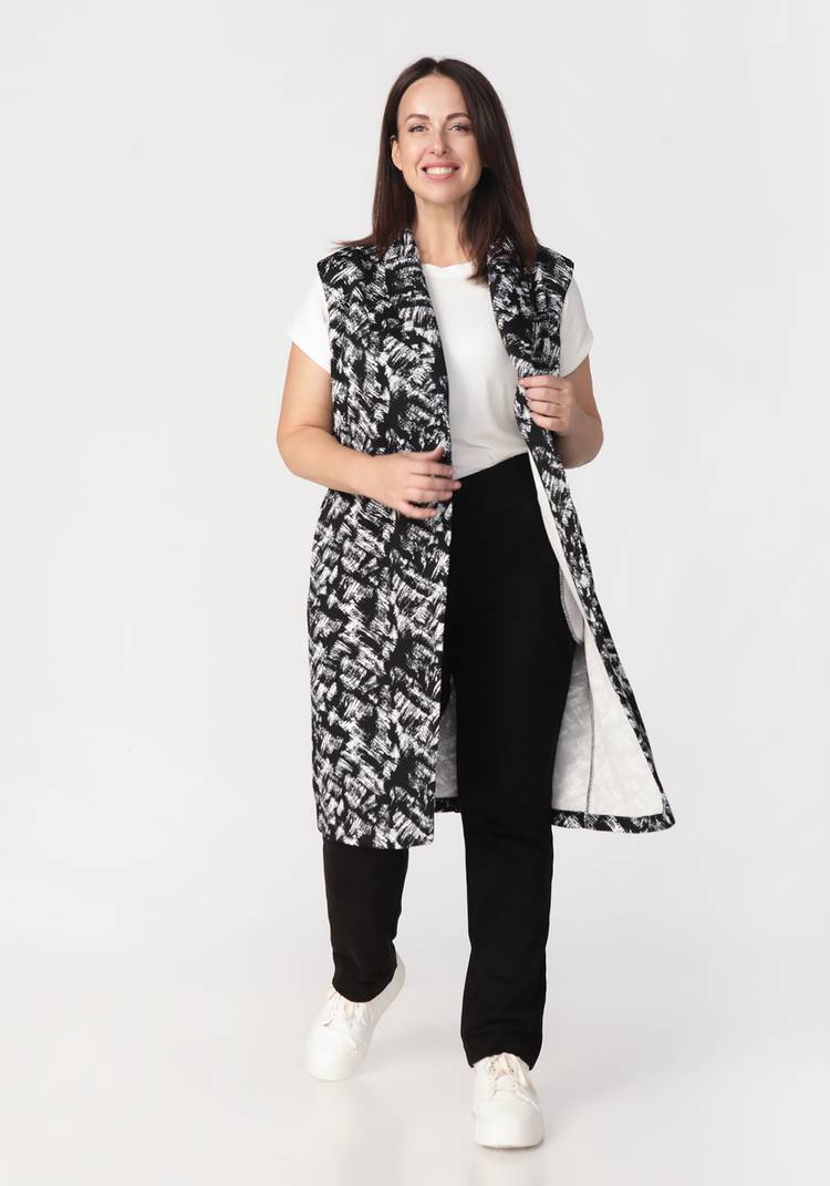 Жилет женский удлиненный Ева шир.  750, рис. 3