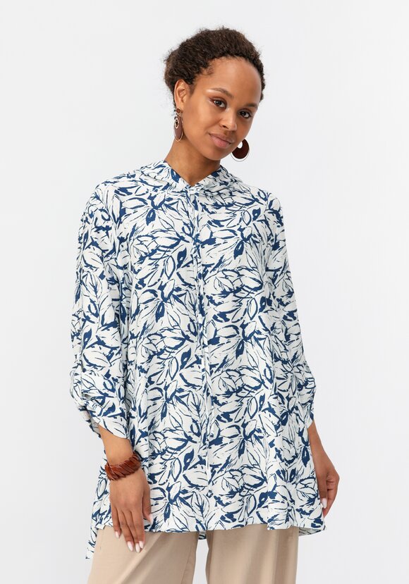 Туника А-силуэта свободного кроя шир.  580, рис. 9