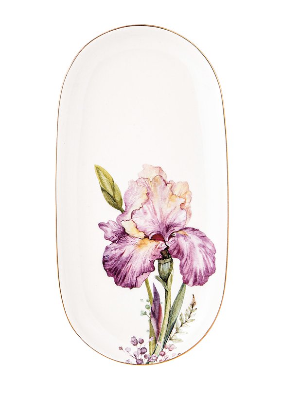 Набор из 2-х овальных блюд Ирис шир.  580, рис. 1