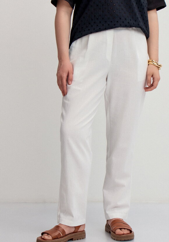 Брюки изо льна длиной 7/8 шир.  580, рис. 11