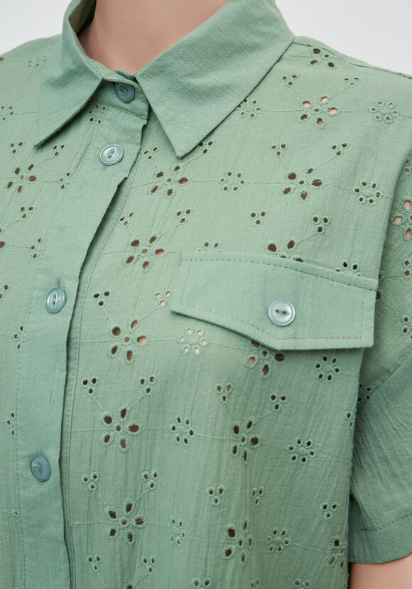 Блуза Воздушные узоры шир.  580, рис. 11