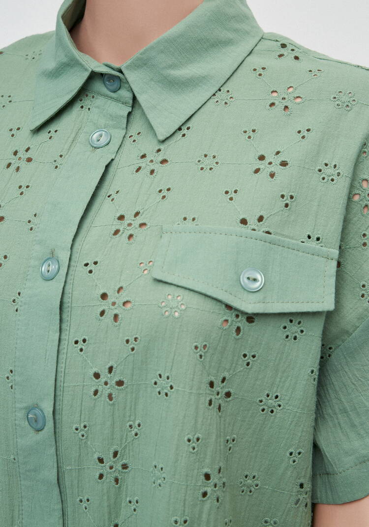 Блуза Воздушные узоры шир.  750, рис. 11