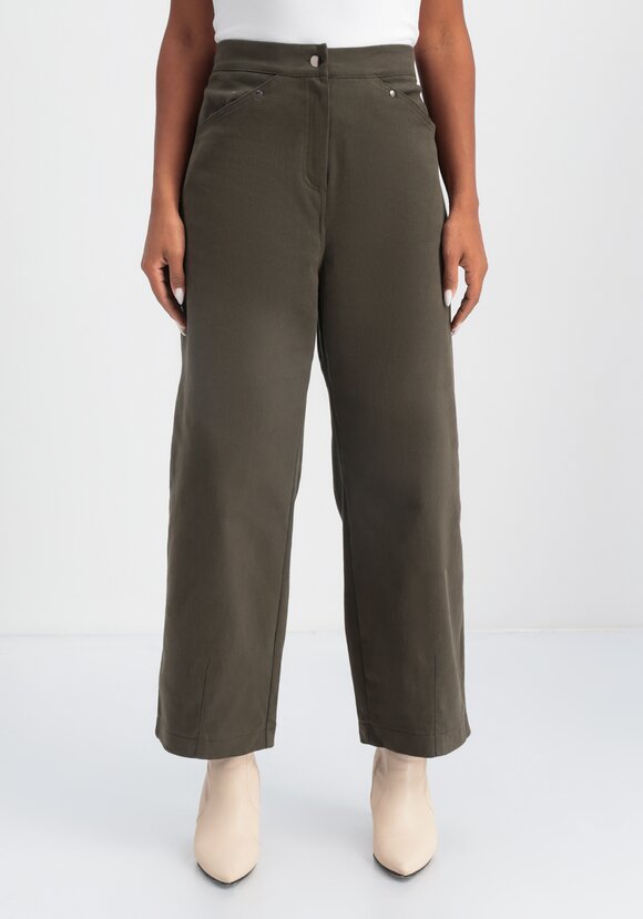 Брюки широкие с оригинальными карманами шир.  580, рис. 20