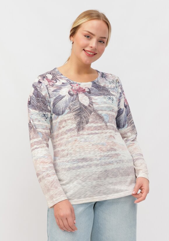 Блуза Ария с узором шир.  580, рис. 16