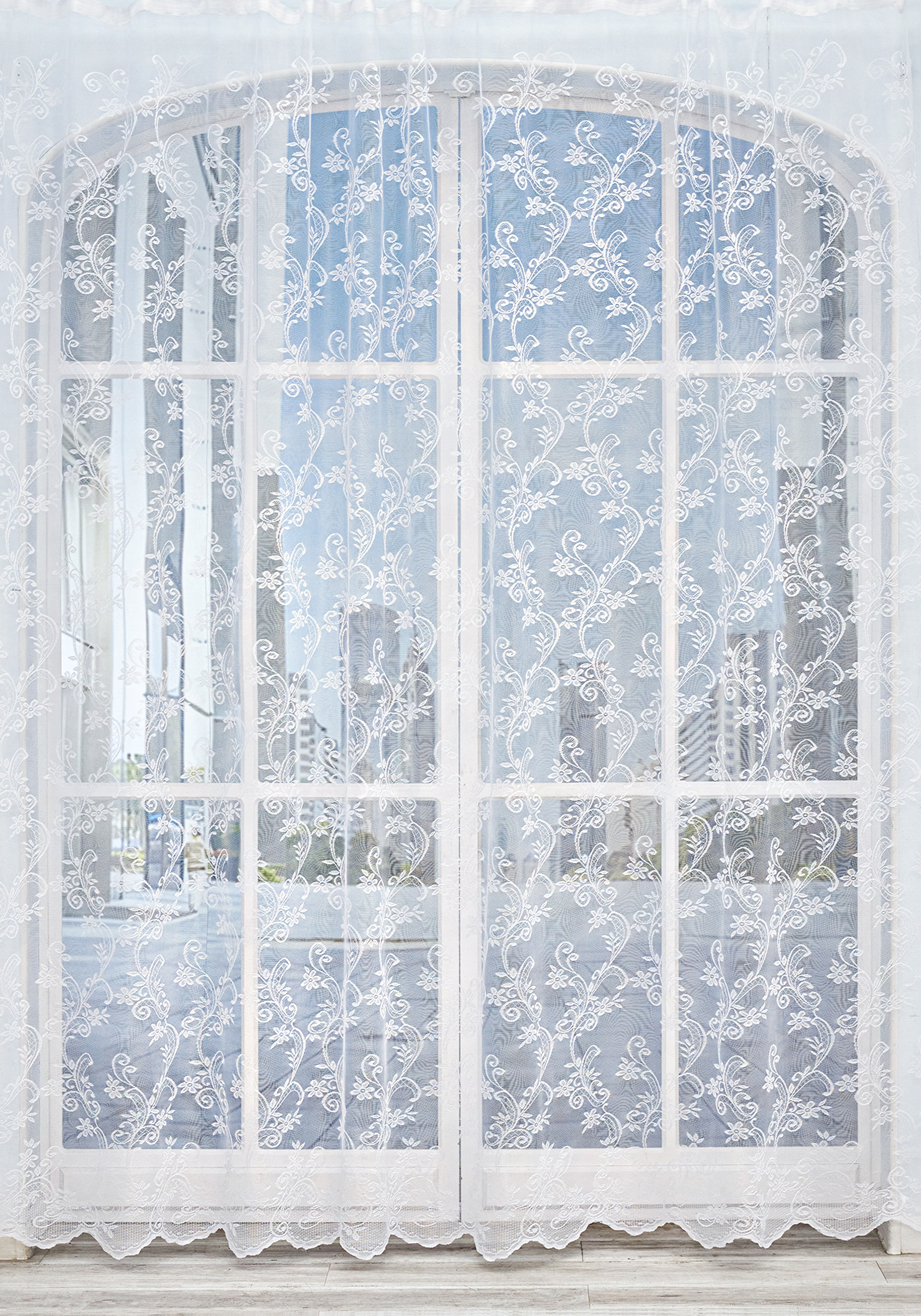 Тюль-жаккард quotБелые кружева quot 2499₽