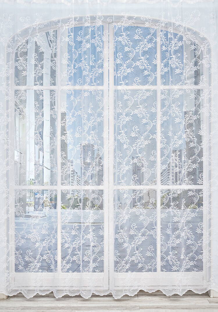 Тюль-жаккард Белые кружева шир.  750, рис. 1