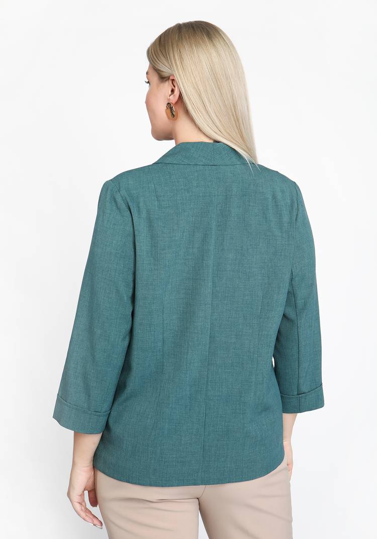 Жакет классический однобортный шир.  750, рис. 12