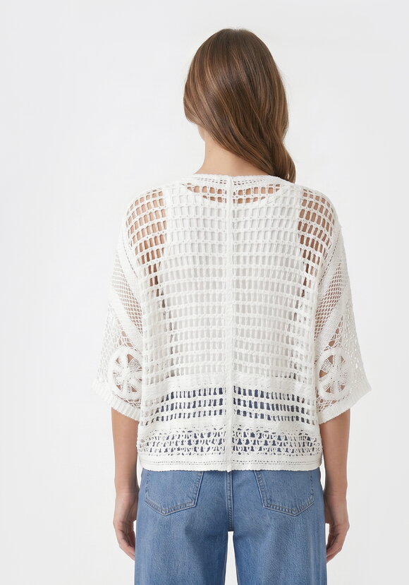 Кардиган Ажурные дни шир.  580, рис. 3