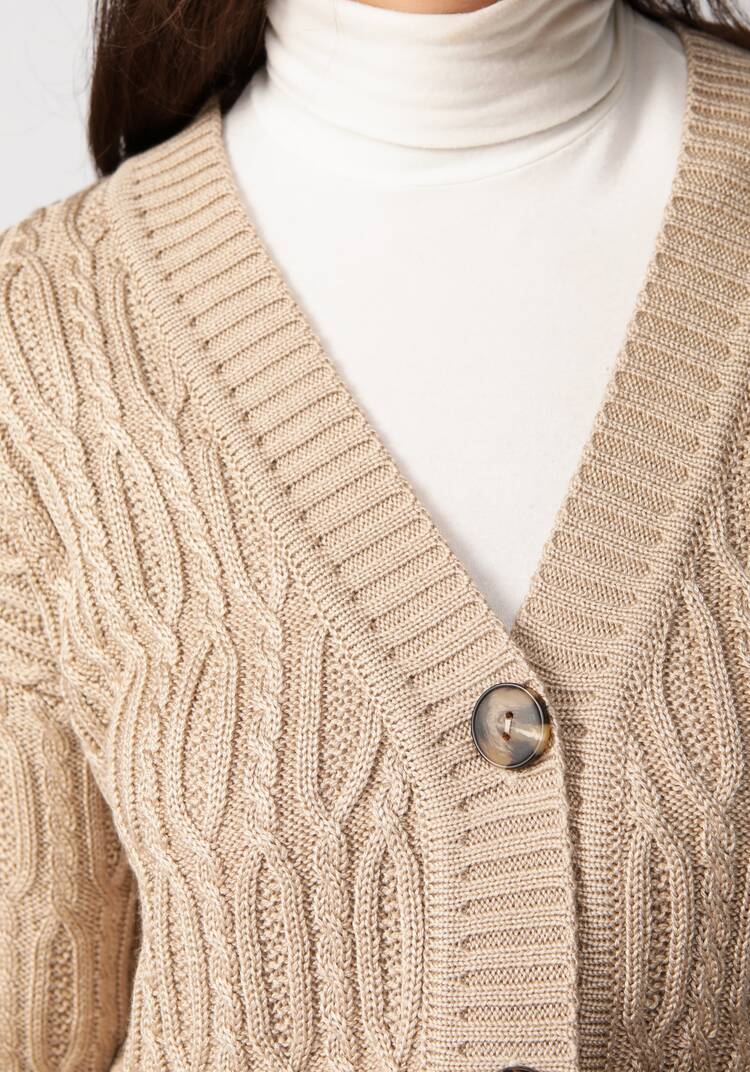 Кардиган удлиненный с объемными косами шир.  750, рис. 5