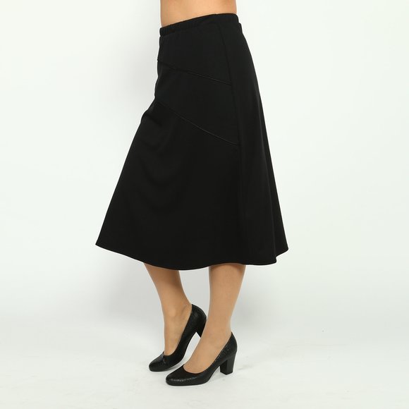 Юбка-трапеция на резинке шир.  580, рис. 2