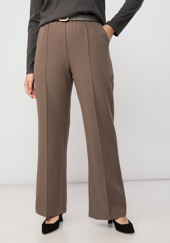 Брюки прямого кроя с комфортным поясом шир.  580, рис. 1