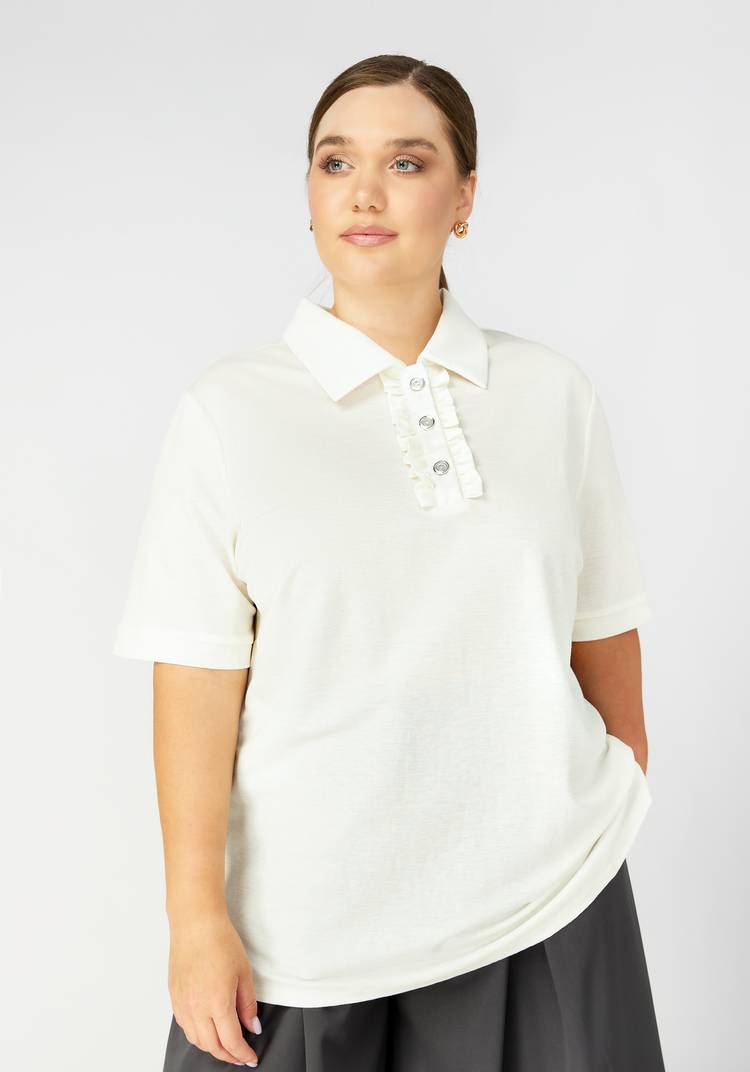 Поло с рюшей шир.  750, рис. 13