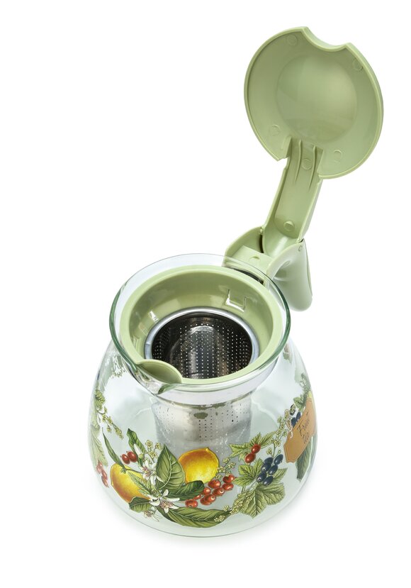 Заварочный стеклянный чайник с фильтром шир.  580, рис. 36