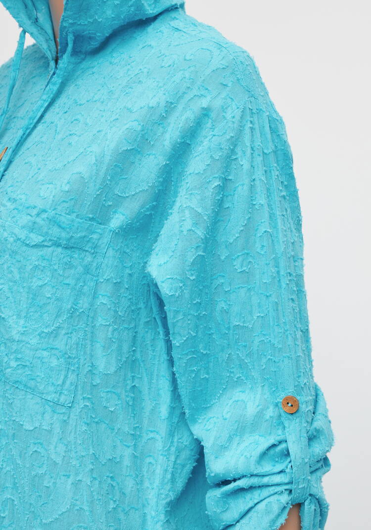 Платье-накидка из индийского хлопка шир.  750, рис. 13