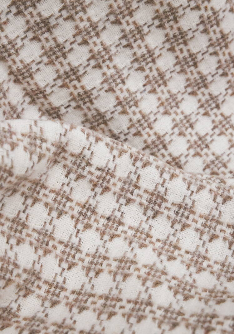 Плед с бахромой Хлопковый жаккард шир.  750, рис. 34