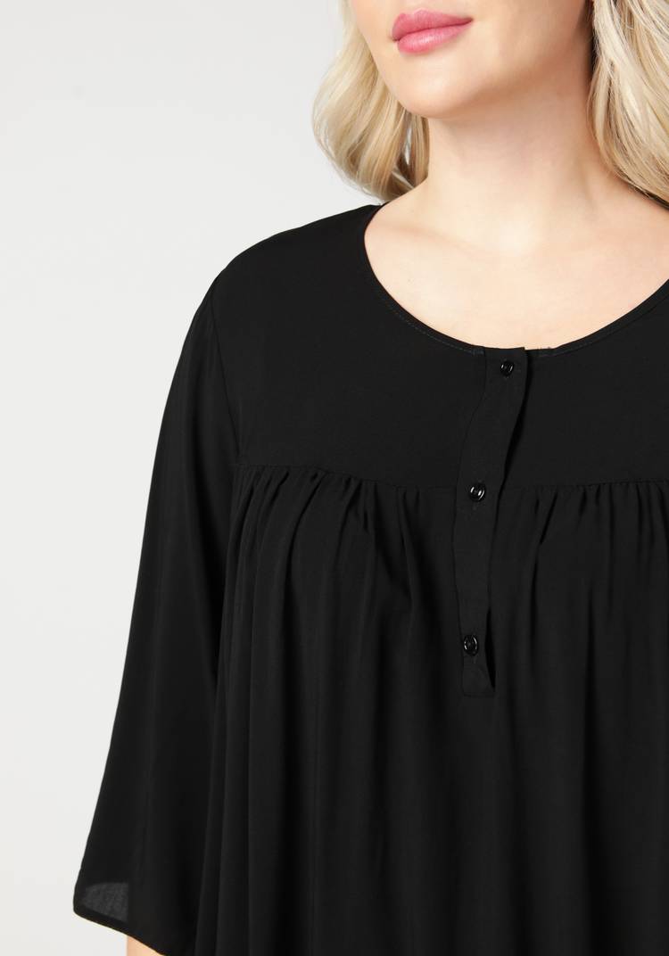 Блуза свободного кроя на пуговичках шир.  750, рис. 24